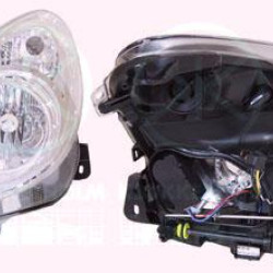 Headlight, Illuminance [lx]: 17.5, Left, H7/H1, without motor for headlamp levelling, 12 16 189 (OPEL), 93189357 (OPEL)