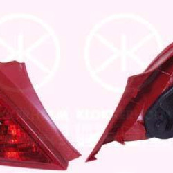 Tail Light Assembly, 3-drs, with bulb holder, Right, 12 22 131 (OPEL), 93189091 (OPEL)