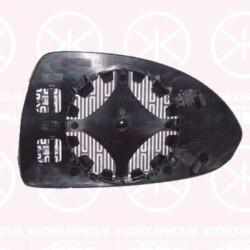 Mirror Glass, exterior mirror, Aspherical, Heatable, Left, 13187623 (OPEL), 14 26 551 (OPEL)