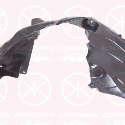 Liner, wheelhouse, Plastic, Left Front, 13187354 (OPEL)