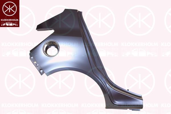 Quarter Panel, 5-drs, Full Body Section, Right Rear, 13236234 (OPEL), 51 83 293 (OPEL)