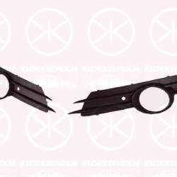 Ventilation Grilles, bumper, Left Front, with hole(s) for fog lights, not for trim level: OPC, 13229484 (OPEL), 64 00 634 (OPEL)