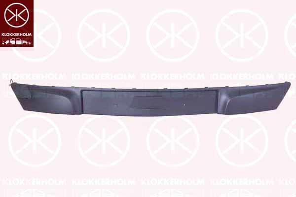 Trim/Protection Strip, bumper, Front, dark grey, 13344501 (OPEL), 14 00 872 (OPEL)