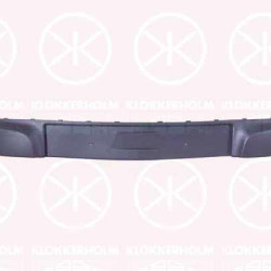 Trim/Protection Strip, bumper, Front, dark grey, 13344501 (OPEL), 14 00 872 (OPEL)