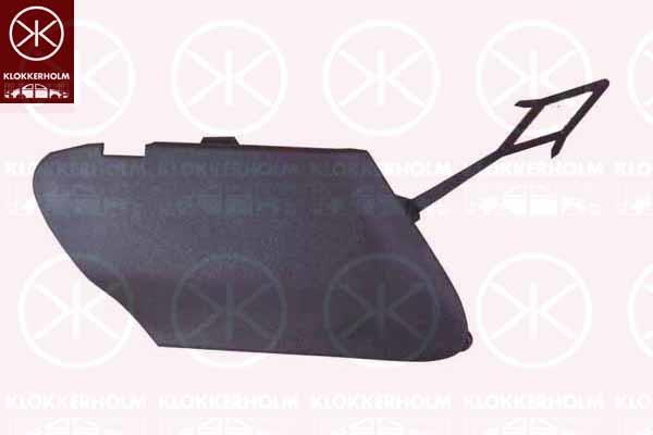 Flap, tow hook, Front, dark grey, 13285997 (OPEL), 14 05 100 (OPEL)