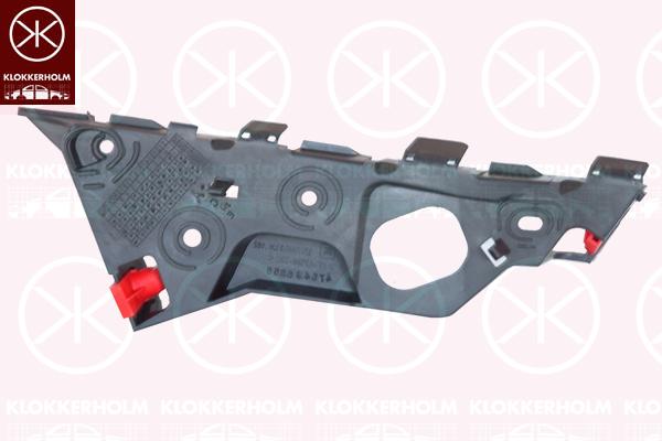 Mounting Bracket, bumper, Plastic, Right Front, 13179961 (OPEL), 14 06 208 (OPEL), 1406208 (OPEL)