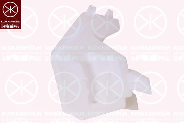 Washer Fluid Reservoir, window cleaning, without pump, 13432704 (OPEL), 39015511 (OPEL)