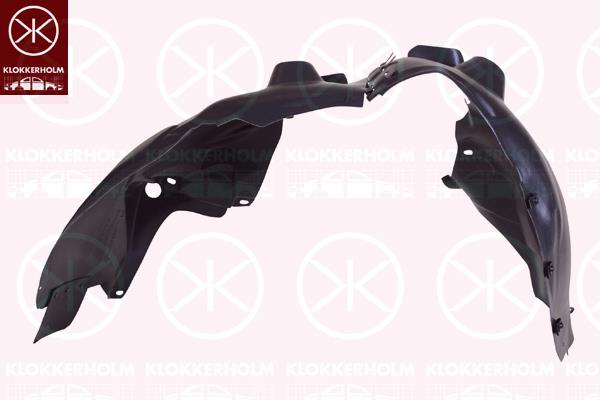 Liner, wheelhouse, Plastic, Left Front, 11 01 197 (OPEL), 13399703 (OPEL), 39009953 (OPEL), 39026893 (OPEL)