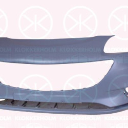 Bumper, w/primer, Front, not for trim level: OPC, 13399228 (OPEL), 14 01 145 (OPEL), 14 01 186 (OPEL), 14 01 189 (OPEL), 39003567 (OPEL), 39014304 (OPEL), 39059634 (OPEL), 39145184 (OPEL)