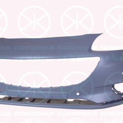 Bumper, w/primer, with hole(s) for parking assistant system, Front, Number of bores: 6, not for trim level: OPC, 13399234 (OPEL), 14 01 148 (OPEL), 14 01 187 (OPEL), 14 01 191 (OPEL), 39003568 (OPEL), 39014306 (OPEL), 39059635 (OPEL)