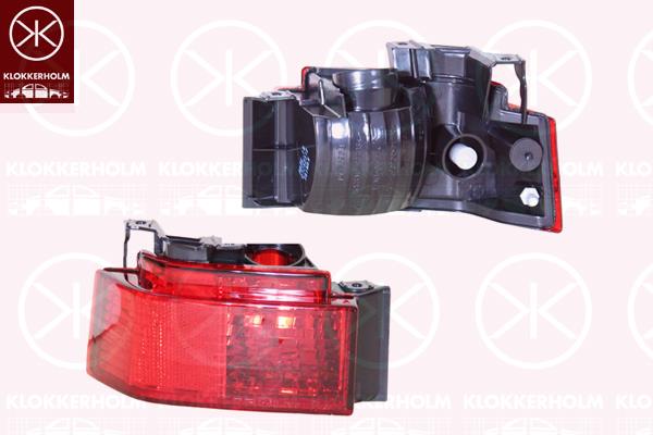 Rear Fog Light, Left, without bulb holder, 62 23 039 (OPEL), 93295362 (OPEL)