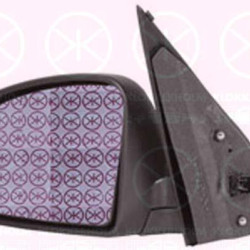 Exterior Mirror, w/primer, for electric mirror adjustment, Convex, Heatable, Right, Number of pins: 5, 13148955 (OPEL)