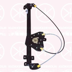 Window Regulator, OE-type, without electric motor, Electric, Left Rear, 51 40 069 (OPEL), 93362663 (OPEL)