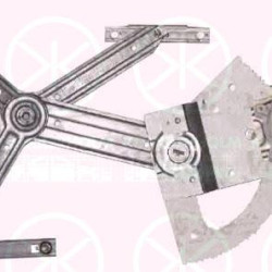 Window Regulator, with electric motor, Electric, Left Front, 01 40 299 (OPEL), 51 40 093 (OPEL), 93174242 (OPEL), 93186830 (OPEL)