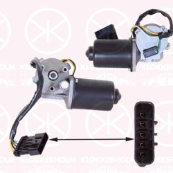 Wiper Motor, Front, Voltage [V]: 12, 23003807 (OPEL), 6270045 (OPEL)