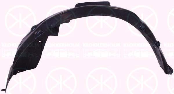 Liner, wheelhouse, Plastic, Left Front, 13212761 (OPEL), 61 01 349 (OPEL), 93333175 (OPEL)