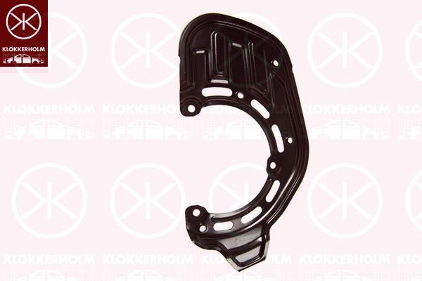 Splash Guard, brake disc, Front Axle Left, 13154214 (OPEL), 24461716 (OPEL), 543083 (OPEL), 543086 (OPEL)