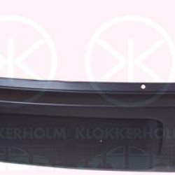 Bumper, w/primer, Rear, black, 14 04 311 (OPEL), 93176090 (OPEL)