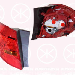 Tail Light Assembly, without bulb holder, Left, Outer section, AL, 12 22 233 (OPEL), 13307493 (OPEL)