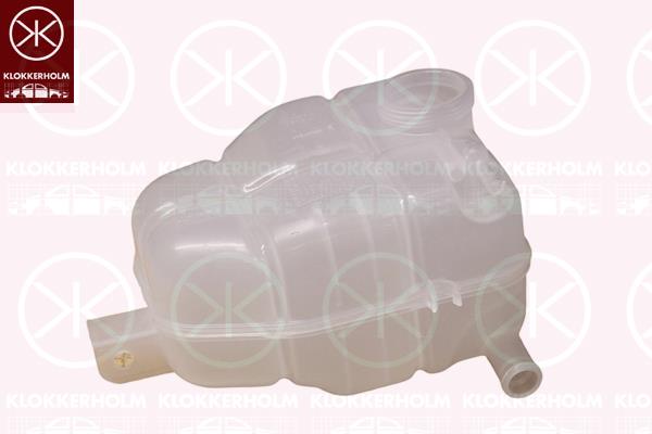 Expansion Tank, coolant, without lid, 13265592 (OPEL), 39097904 (OPEL)