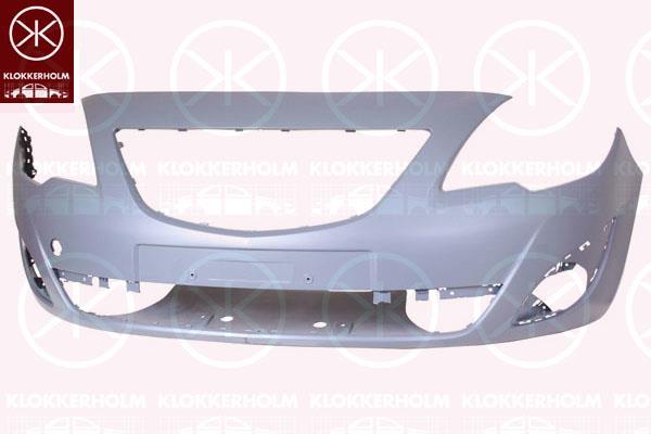 Bumper, w/primer, Front, 14 05 089 (OPEL), 93168449 (OPEL)