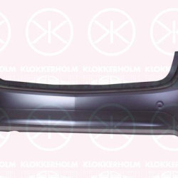 Bumper, w/primer, Rear, 14 00 825 (OPEL), 93168484 (OPEL)