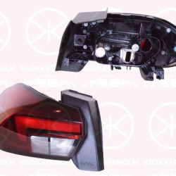 Tail Light Assembly, Left, without bulb holder, P21/5W, PY21W, W16W, 9829317380 (OPEL)