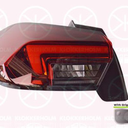 Tail Light Assembly, 5-drs, Right, LED, with lettering, Valeo, 9829317880 (OPEL)