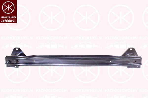 Support, bumper, Rear, Steel, 9825456380 (OPEL), 9837102680 (OPEL)