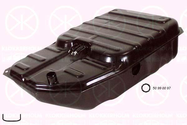 Fuel Tank, inj, 65L, with gaskets/seals, 802292 (OPEL), 90348315 (OPEL)