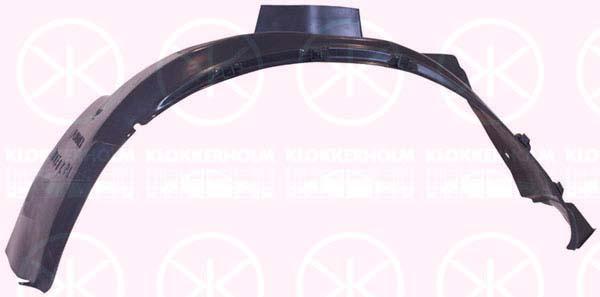 Liner, wheelhouse, Plastic, Left Front, 09173162 (OPEL)