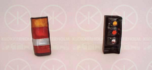 Tail Light Assembly, without bulb holder, Left, 12 23 061 (OPEL), 12 23 074 (OPEL), 90007599 (OPEL), 90009453 (OPEL)