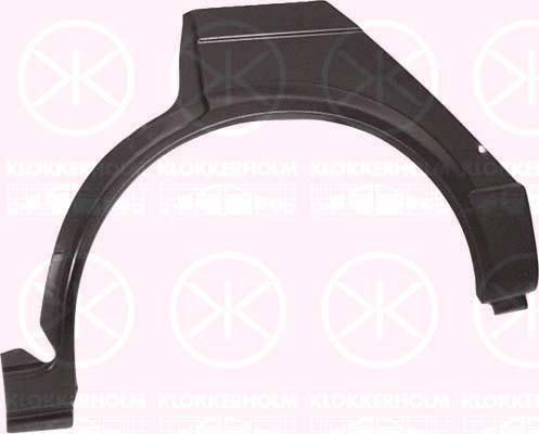 Quarter Panel, 4-dr, Wheel Arch Border, Repair Panel, Left Rear, 