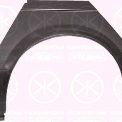 Quarter Panel, 2-dr, Wheel Arch Border, Repair Panel, Left Rear, 