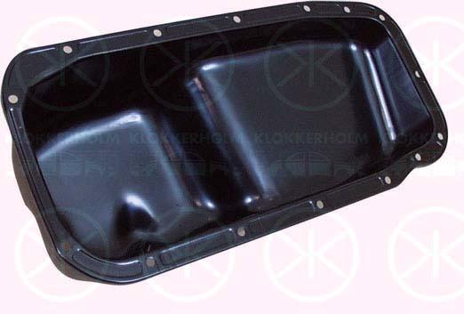 Oil Sump, without dry sump plate, 06 52 125 (OPEL), 652125 (OPEL), 90412224 (OPEL)