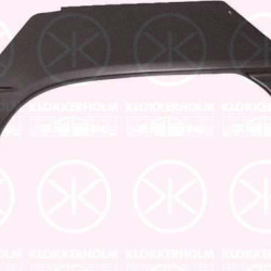 Quarter Panel, 2-dr, Wheel Arch Border, Repair Panel, Left Rear, 