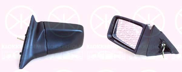 Exterior Mirror, Plan, Control: linkage, Left, 14 28 071 (OPEL), 90449695 (OPEL)