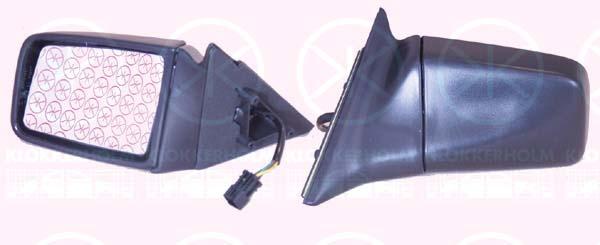 Exterior Mirror, for electric mirror adjustment, Plan, Heatable, Left, 14 28 075 (OPEL), 14 28 777 (OPEL), 90442249 (OPEL), 90449699 (OPEL)