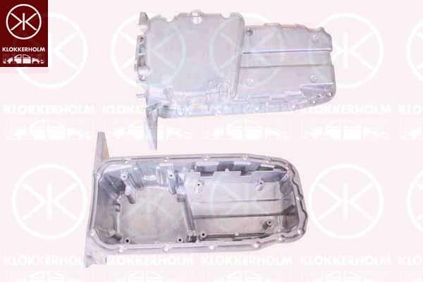 Oil Sump, Aluminium, Manual Transmission, 90412847 (OPEL), 0652133 (OPEL)