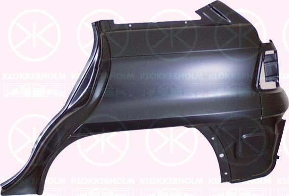 Quarter Panel, 5-drs, Full Body Section, Left Rear, 01 81 149 (OPEL), 90519042 (OPEL)