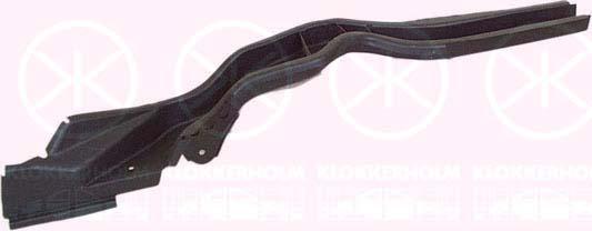 Frame Side Rail, without spring seat, Right Rear, 02 00 408 (OPEL), 90452646 (OPEL)