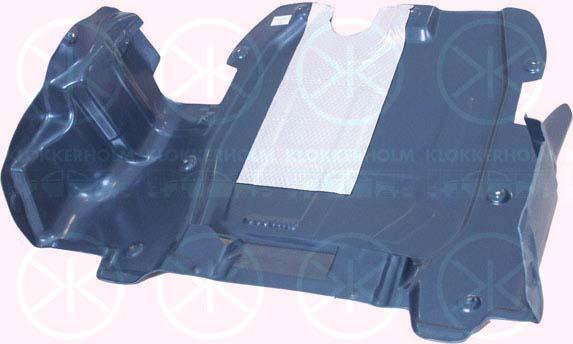 Engine Cover, Lower Section, 02 12 508 (OPEL), 90497012 (OPEL)