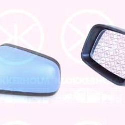 Exterior Mirror, w/primer, Aspherical, Control: linkage, Left, 60 28 076 (OPEL), 6028076 (OPEL)