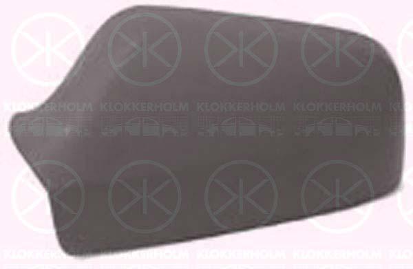 Housing, exterior mirror, w/primer, Left, OE-TYPE, 09142133 (OPEL), 64 28 741 (OPEL)