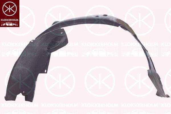 Liner, wheelhouse, Plastic, Left Front, 11 01 370 (OPEL), 24424503 (OPEL), 61 01 304 (OPEL), 6101304 (OPEL)