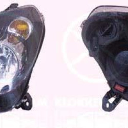 Headlight, H7/H1, with motor for headlamp levelling, Hella, Right, Illuminance [lx]: 20, Housing Colour: black, 12 16 562 (OPEL), 93178636 (OPEL), 93190387 (OPEL)