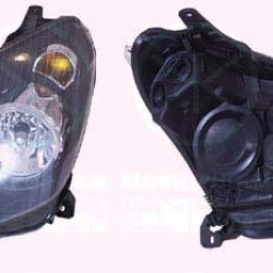 Headlight, H7/H1, with motor for headlamp levelling, Left, Housing Colour: black, Illuminance [lx]: 17.5, 12 16 561 (OPEL), 93178635 (OPEL), 93190386 (OPEL)