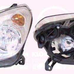 Headlight, H7/H1, with motor for headlamp levelling, Left, Illuminance [lx]: 17.5, 12 16 659 (OPEL), 93190069 (OPEL)