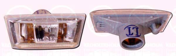 Direction Indicator, without bulb holder, Crystal clear, Right, Housing Colour: grey, 13193575 (OPEL), 13497990 (OPEL), 17 13 418 (OPEL)