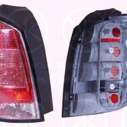 Tail Light Assembly, without bulb holder, white/red, Left, 12 22 768 (OPEL), 93182992 (OPEL)